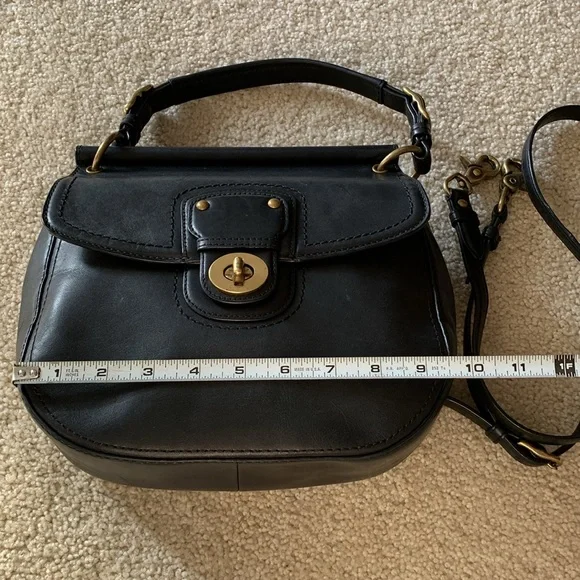 Coach Willis Legacy Leather Turn-lock Crossbody/Shoulder Bag StyleNo.G1269-19132 - Picture 9 of 17
